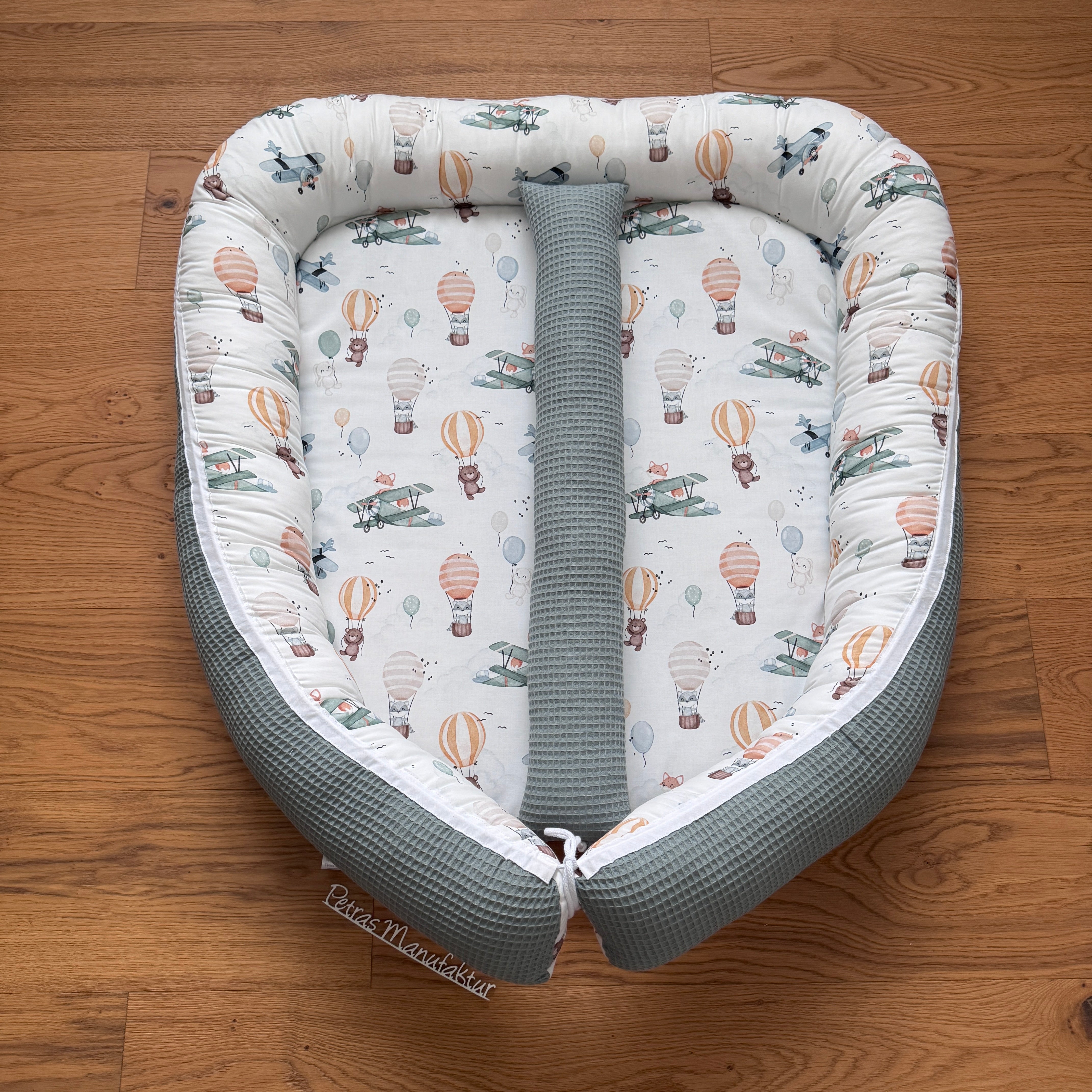 Zwillingsnestchen "fliegende Kuscheltiere"